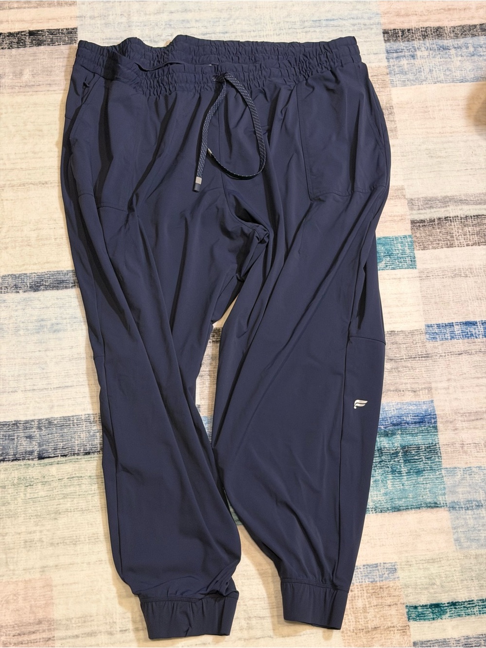 Fabletics Navy Women's Track Joggers